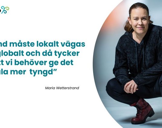 Hallå där Maria Wetterstrand!