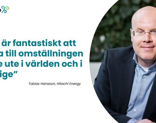 Hallå där Tobias Hansson, vd på Hitachi Energy