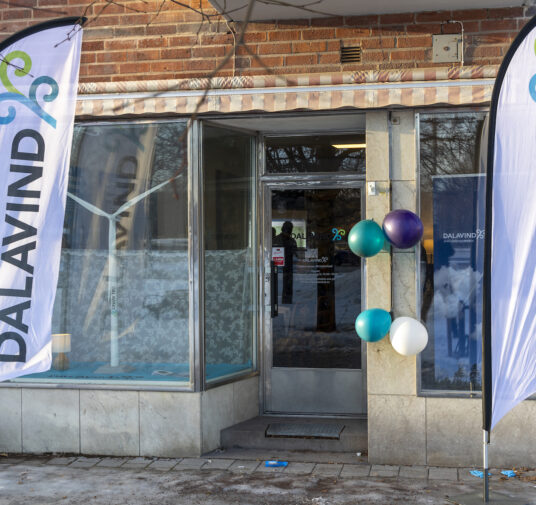 Välbesökt invigning av DalaVinds lokal i Orsa